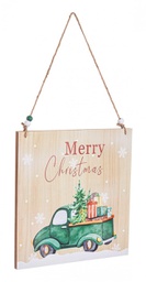 [B0938476] 8x Pendaglio Lyris Merry Xmas Furgoncino Ve