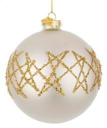 [B0937250] 8x Sfera Vt Embellish Bianco D100