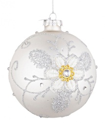 [B0934201] 8x Sfera Vt Floret Bianco D100