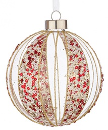 [B0937326] 8x Sfera Vt Spangly Rosso