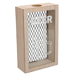 [V5924470000] Accessori vino portatappi legno estia rete nero cm15x6,5h24